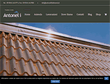 Tablet Screenshot of antonellilattoneria.it